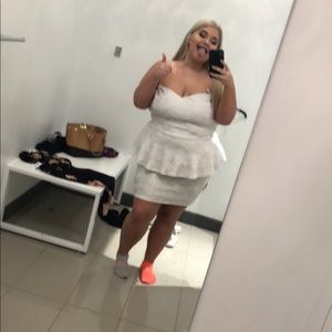 Strapless party dress